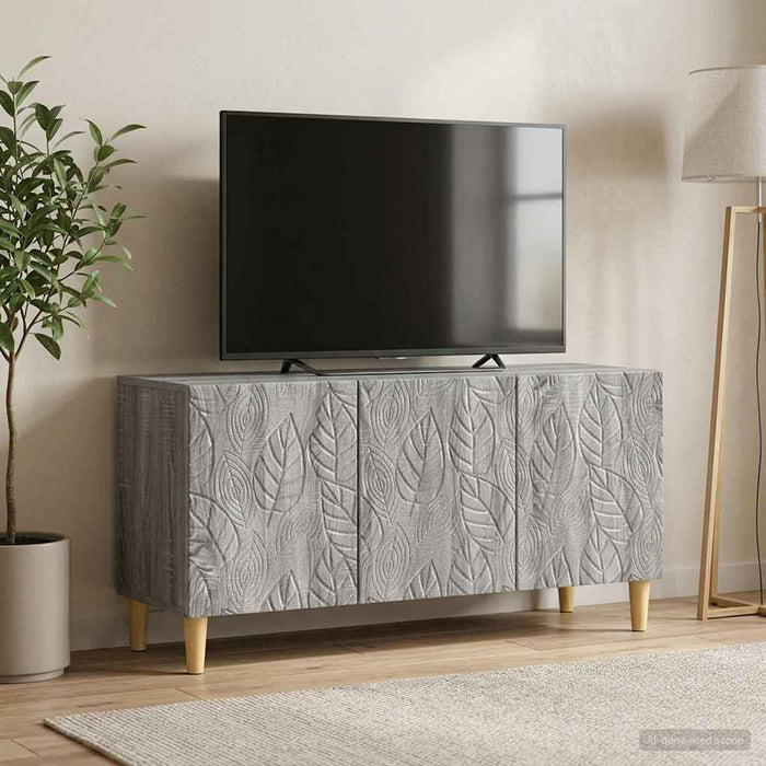 Cabinet TV 99 x 34,5 x 50 cm Sonoma gri Lemn prelucrat - WALTI WALTI