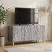 Cabinet TV 99 x 34,5 x 50 cm Sonoma gri Lemn prelucrat - WALTI WALTI