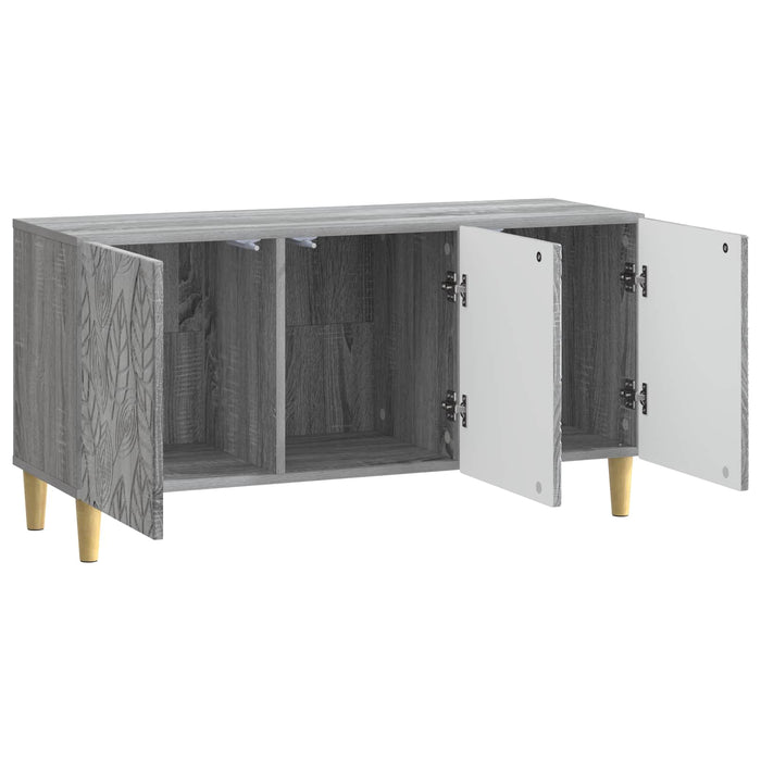 Cabinet TV 99 x 34,5 x 50 cm Sonoma gri Lemn prelucrat - WALTI WALTI
