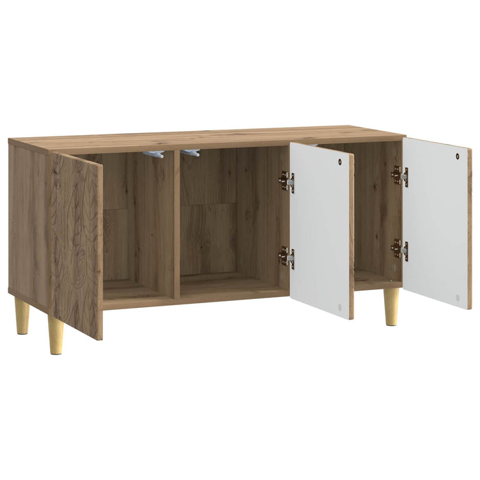 Cabinet TV 99 x 34,5 x 50 cm Stejar Artizanal Lemn prelucrat - WALTI WALTI