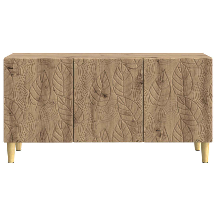Cabinet TV 99 x 34,5 x 50 cm Stejar Artizanal Lemn prelucrat - WALTI WALTI