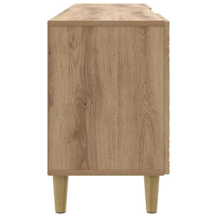 Cabinet TV 99 x 34,5 x 50 cm Stejar Artizanal Lemn prelucrat - WALTI WALTI