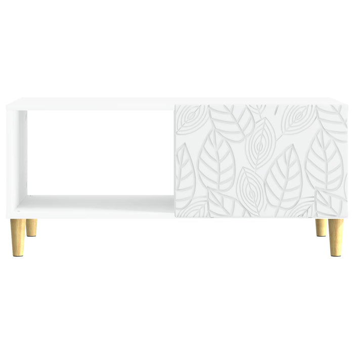 Masă de cafea Alb 90 x 50 x 40 cm Lemn prelucrat - WALTI WALTI