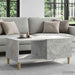 Masă de cafea Gri Beton 90 x 50 x 40 cm Lemn prelucrat - WALTI WALTI