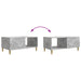 Masă de cafea Gri Beton 90 x 50 x 40 cm Lemn prelucrat - WALTI WALTI