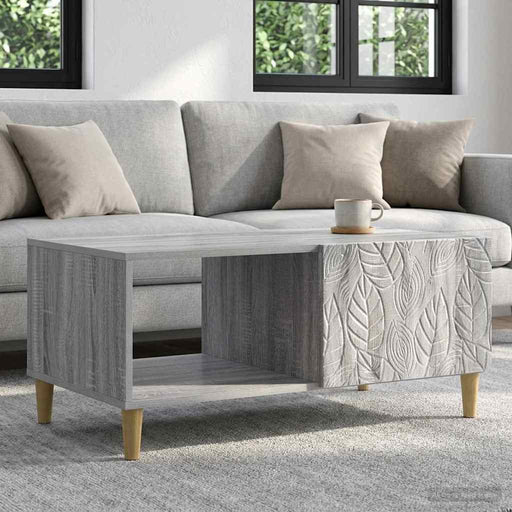 Masă de cafea Sonoma gri 90 x 50 x 40 cm Lemn prelucrat - WALTI WALTI