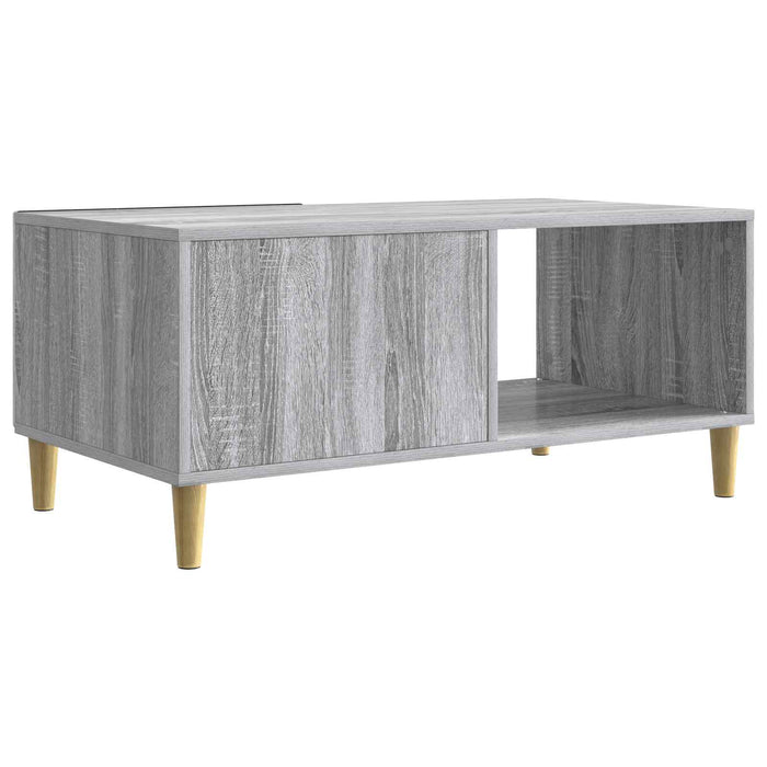 Masă de cafea Sonoma gri 90 x 50 x 40 cm Lemn prelucrat - WALTI WALTI