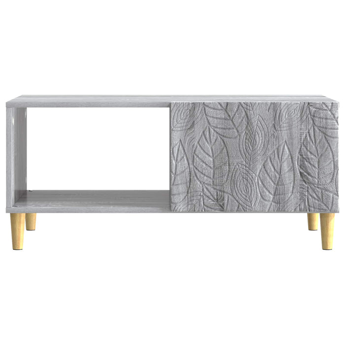 Masă de cafea Sonoma gri 90 x 50 x 40 cm Lemn prelucrat - WALTI WALTI