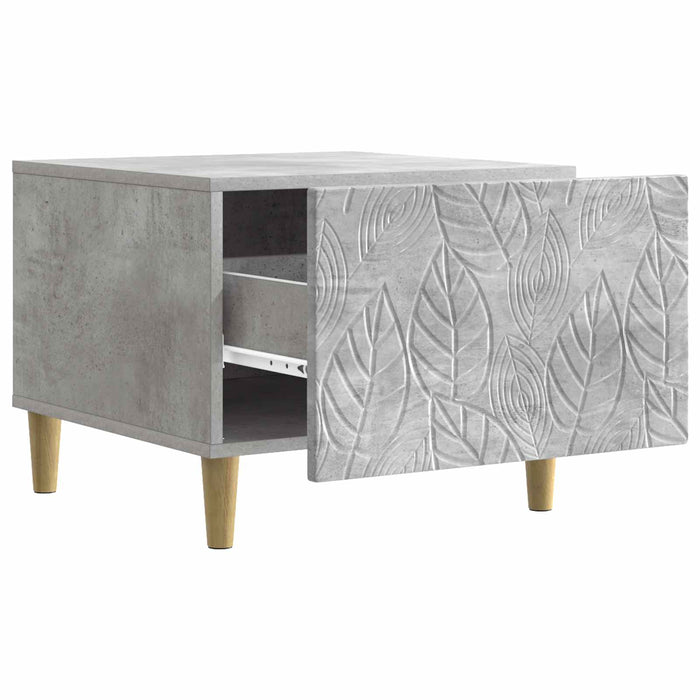 Masă de cafea Gri Beton 50 x 49 x 40 cm Lemn prelucrat - WALTI WALTI