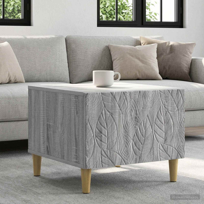 Masă de cafea Sonoma gri 50 x 49 x 40 cm Lemn prelucrat - WALTI WALTI