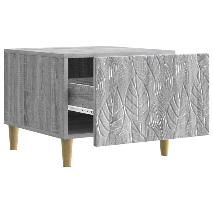 Masă de cafea Sonoma gri 50 x 49 x 40 cm Lemn prelucrat - WALTI WALTI