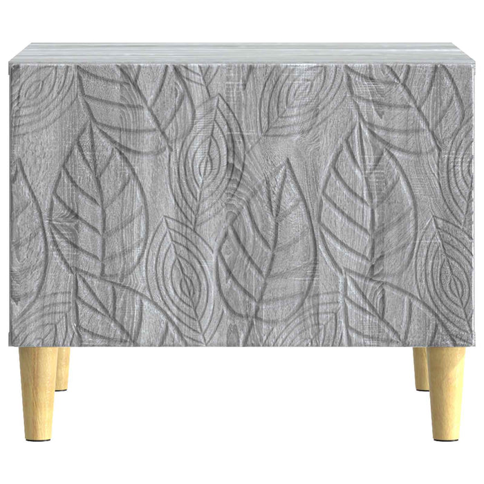 Masă de cafea Sonoma gri 50 x 49 x 40 cm Lemn prelucrat - WALTI WALTI