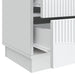 Dulap de noapte 2 pcs Alb 43 x 34,5 x 44,5 cm Lemn prelucrat - WALTI WALTI