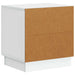 Dulap de noapte 2 pcs Alb 43 x 34,5 x 44,5 cm Lemn prelucrat - WALTI WALTI
