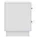Dulap de noapte 2 pcs Alb 43 x 34,5 x 44,5 cm Lemn prelucrat - WALTI WALTI