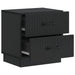 Dulap de noapte 2 pcs Negru 43 x 34,5 x 44,5 cm Lemn prelucrat - WALTI WALTI