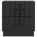 Dulap de noapte 2 pcs Negru 43 x 34,5 x 44,5 cm Lemn prelucrat - WALTI WALTI