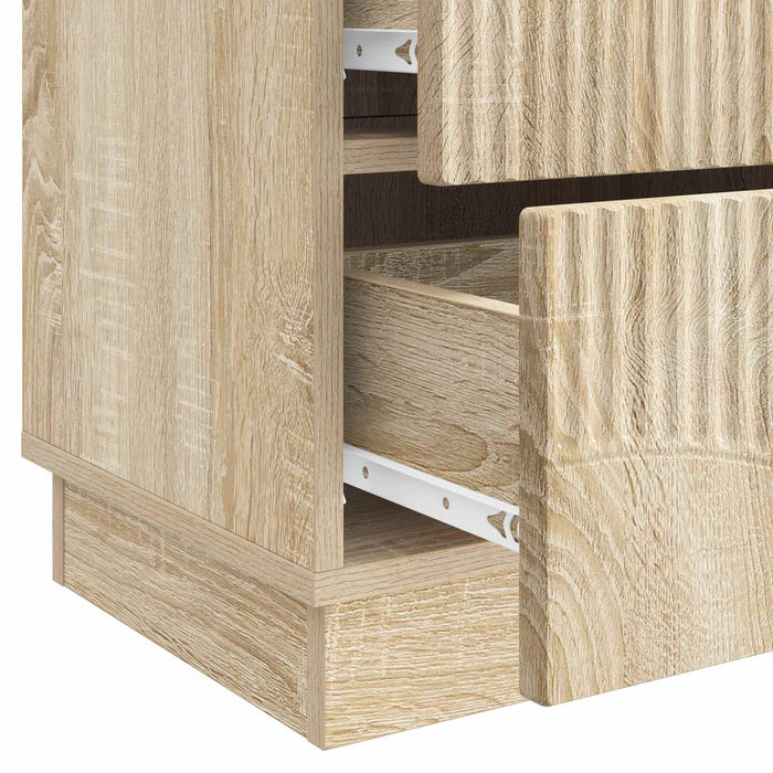 Dulap de noapte cu sertar Stejar Sonoma 43 x 34,5 x 44,5 cm - WALTI WALTI