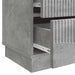 Dulap de noapte Gri Beton 43 x 34,5 x 44,5 cm Lemn prelucrat - WALTI WALTI