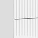 Dulap de noapte 2 pcs Alb foarte lucios 43 x 34,5 x 44,5 cm - WALTI WALTI