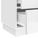 Dulap de noapte 2 pcs Alb foarte lucios 43 x 34,5 x 44,5 cm - WALTI WALTI