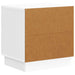 Dulap de noapte 2 pcs Alb foarte lucios 43 x 34,5 x 44,5 cm - WALTI WALTI