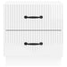 Dulap de noapte 2 pcs Alb foarte lucios 43 x 34,5 x 44,5 cm - WALTI WALTI