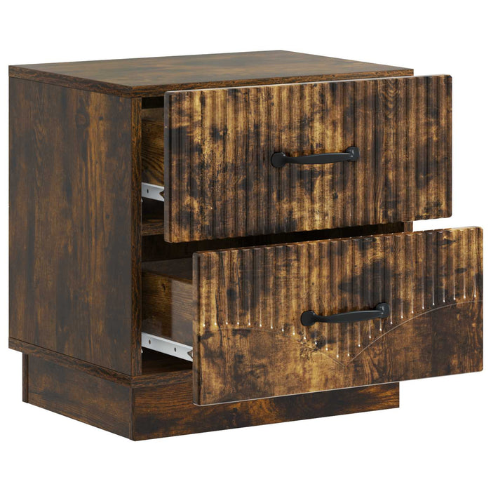 Dulap de noapte cu sertar Stejar fumuriu 43 x 34,5 x 44,5 cm - WALTI WALTI