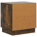 Dulap de noapte cu sertar Stejar fumuriu 43 x 34,5 x 44,5 cm - WALTI WALTI