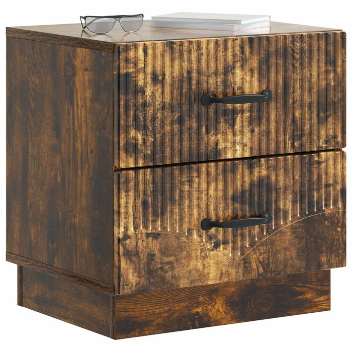 Dulap de noapte cu sertar Stejar fumuriu 43 x 34,5 x 44,5 cm - WALTI WALTI