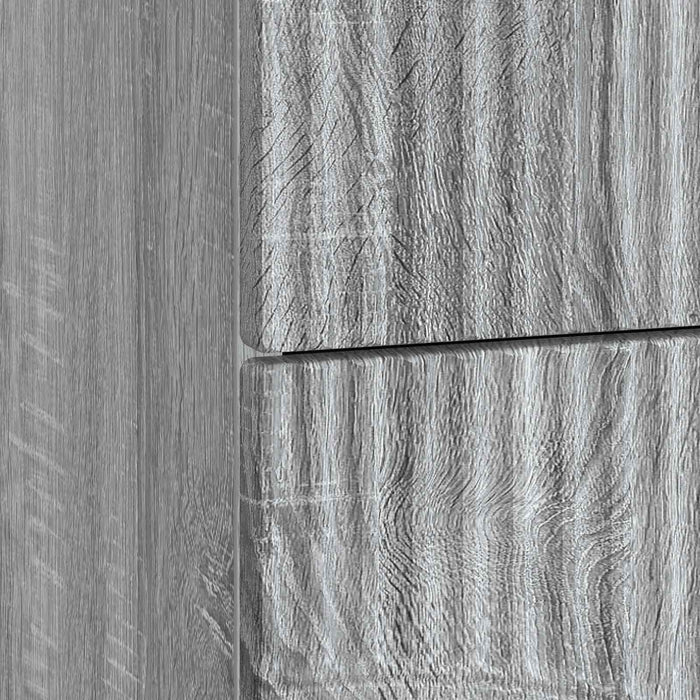 Dulap de noapte Sonoma gri 43 x 34,5 x 44,5 cm Lemn prelucrat - WALTI WALTI