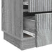 Dulap de noapte Sonoma gri 43 x 34,5 x 44,5 cm Lemn prelucrat - WALTI WALTI