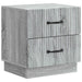 Dulap de noapte Sonoma gri 43 x 34,5 x 44,5 cm Lemn prelucrat - WALTI WALTI