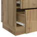 Dulap de noapte 2 pcs Stejar Artizanal 43 x 34,5 x 44,5 cm - WALTI WALTI