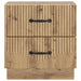 Dulap de noapte 2 pcs Stejar Artizanal 43 x 34,5 x 44,5 cm - WALTI WALTI