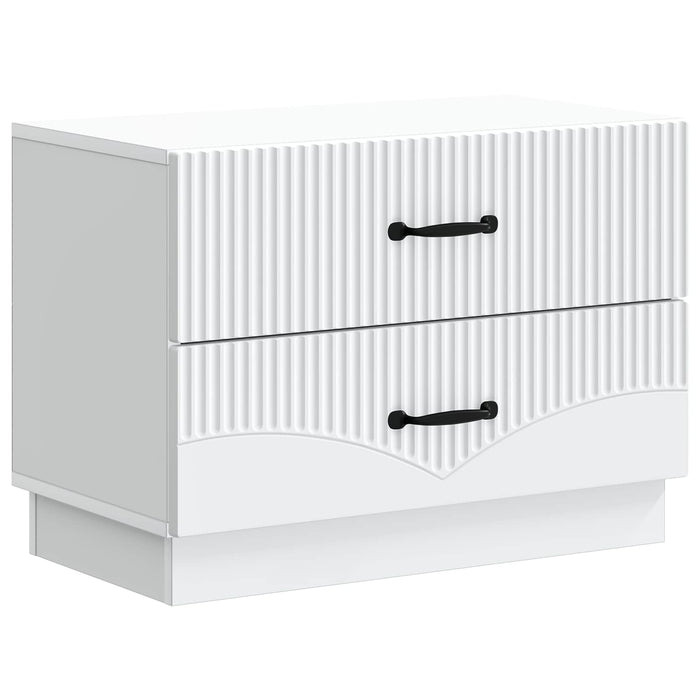 Dulap de noapte Alb 62 x 34,5 x 44,5 cm Lemn prelucrat - WALTI WALTI