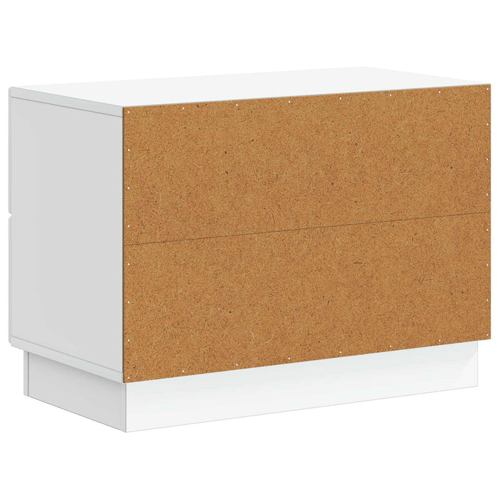 Dulap de noapte Alb 62 x 34,5 x 44,5 cm Lemn prelucrat - WALTI WALTI