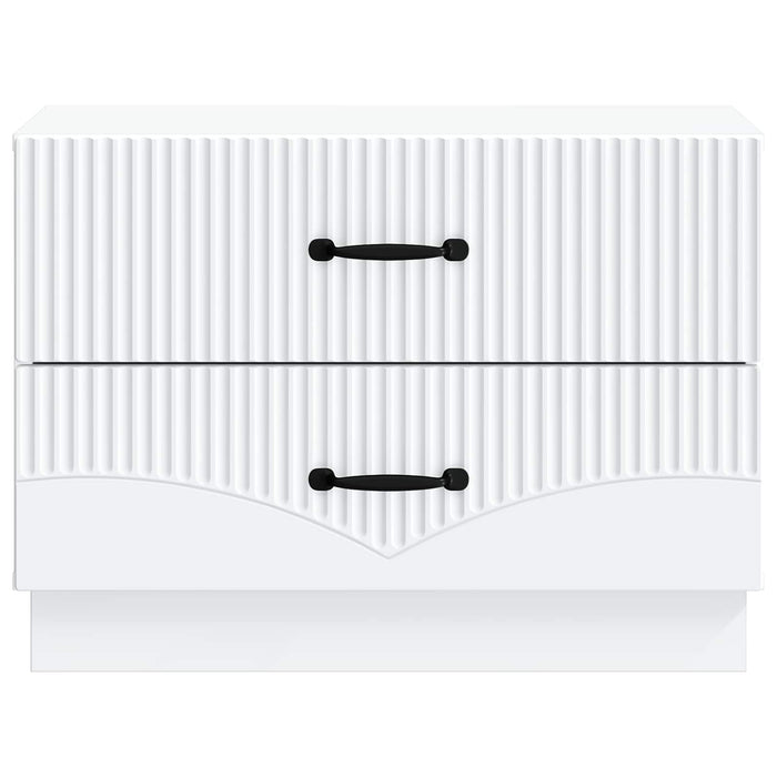 Dulap de noapte Alb 62 x 34,5 x 44,5 cm Lemn prelucrat - WALTI WALTI
