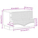 Dulap de noapte Alb 62 x 34,5 x 44,5 cm Lemn prelucrat - WALTI WALTI