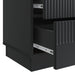 Dulap de noapte Negru 62 x 34,5 x 44,5 cm Lemn prelucrat - WALTI WALTI