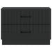 Dulap de noapte Negru 62 x 34,5 x 44,5 cm Lemn prelucrat - WALTI WALTI