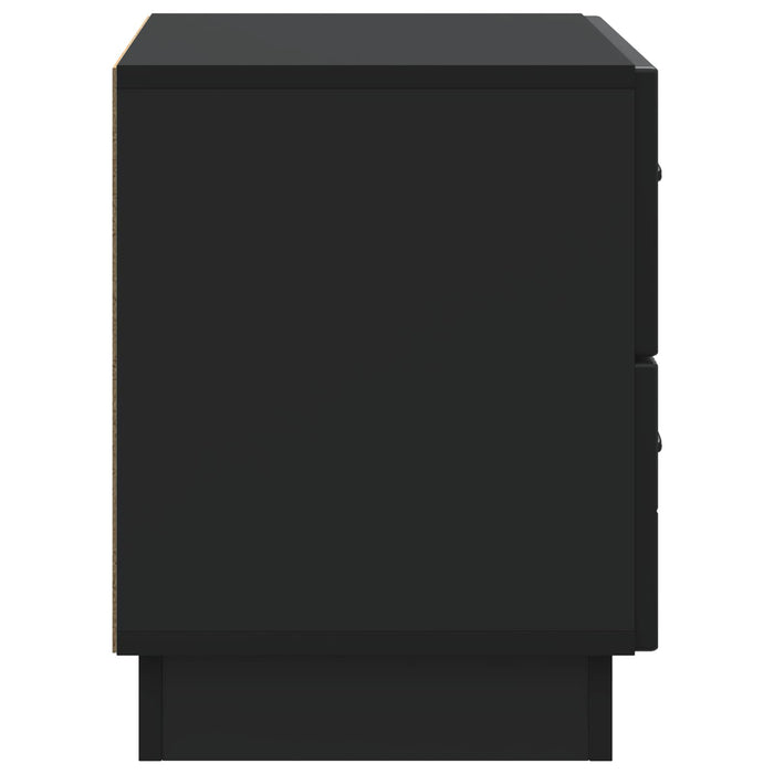 Dulap de noapte Negru 62 x 34,5 x 44,5 cm Lemn prelucrat - WALTI WALTI