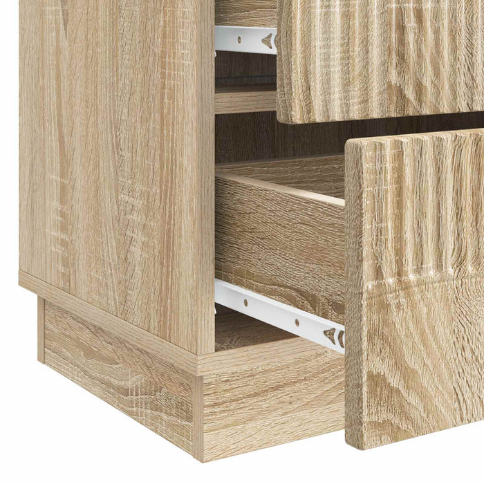 Dulap de noapte cu sertar Stejar Sonoma 62 x 34,5 x 44,5 cm - WALTI WALTI