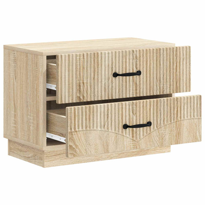 Dulap de noapte cu sertar Stejar Sonoma 62 x 34,5 x 44,5 cm - WALTI WALTI