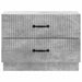 Dulap de noapte Gri Beton 62 x 34,5 x 44,5 cm Lemn prelucrat - WALTI WALTI