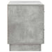 Dulap de noapte Gri Beton 62 x 34,5 x 44,5 cm Lemn prelucrat - WALTI WALTI