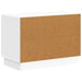 Dulap de noapte cu sertar Alb foarte lucios 62 x 34,5 x 44,5 cm - WALTI WALTI