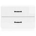 Dulap de noapte cu sertar Alb foarte lucios 62 x 34,5 x 44,5 cm - WALTI WALTI