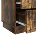 Dulap de noapte cu sertar Stejar fumuriu 62 x 34,5 x 44,5 cm - WALTI WALTI