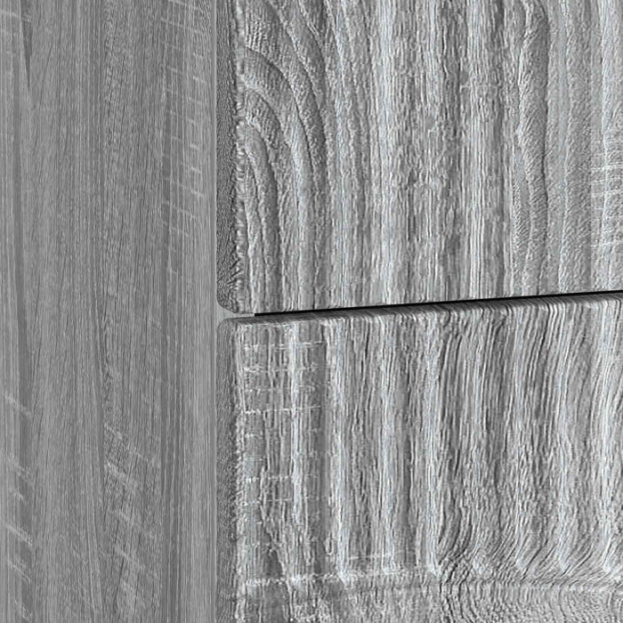 Dulap de noapte Sonoma gri 62 x 34,5 x 44,5 cm Lemn prelucrat - WALTI WALTI